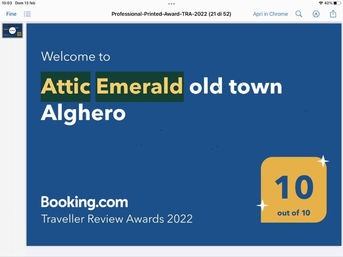 Alghero Old Town Apartment Steps To Sea And Scenic Ramparts المظهر الخارجي الصورة